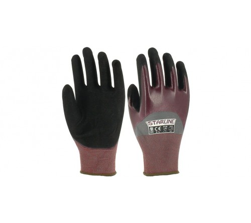 Starline E-151600 Yağa Dayanıklı Köpük Nitril Eldiven