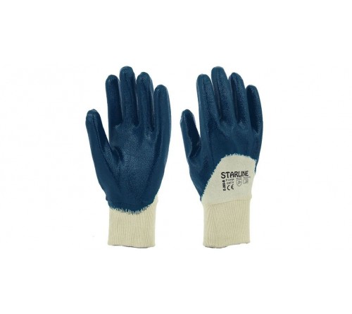 Starline E-205-B Nitril Kaplı İş Eldiveni