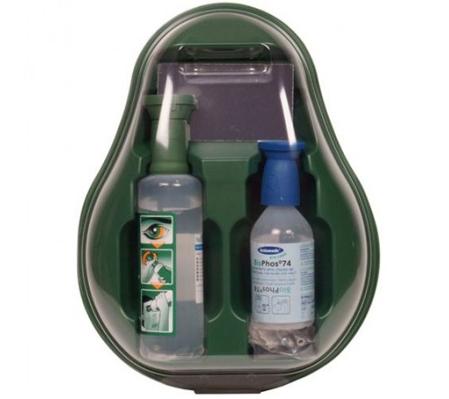 Starline Göz Duşu Solüsyonu 500 ml ve Starline 250mL PH Nötr Duvara Monte Göz Solüsyon İstasyonu