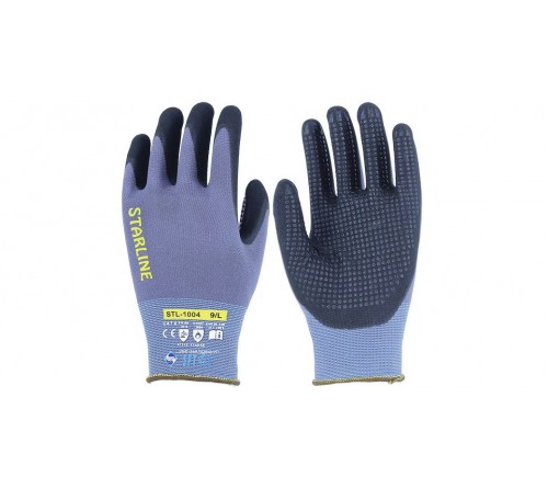Starline STL-1004 SFT Nitril Kaplı Dontlu Eldiven