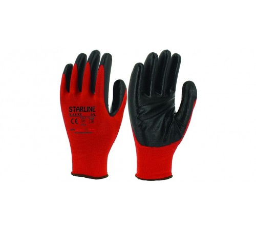 Starline E-43-KS  Nitril Kaplı Eldiven